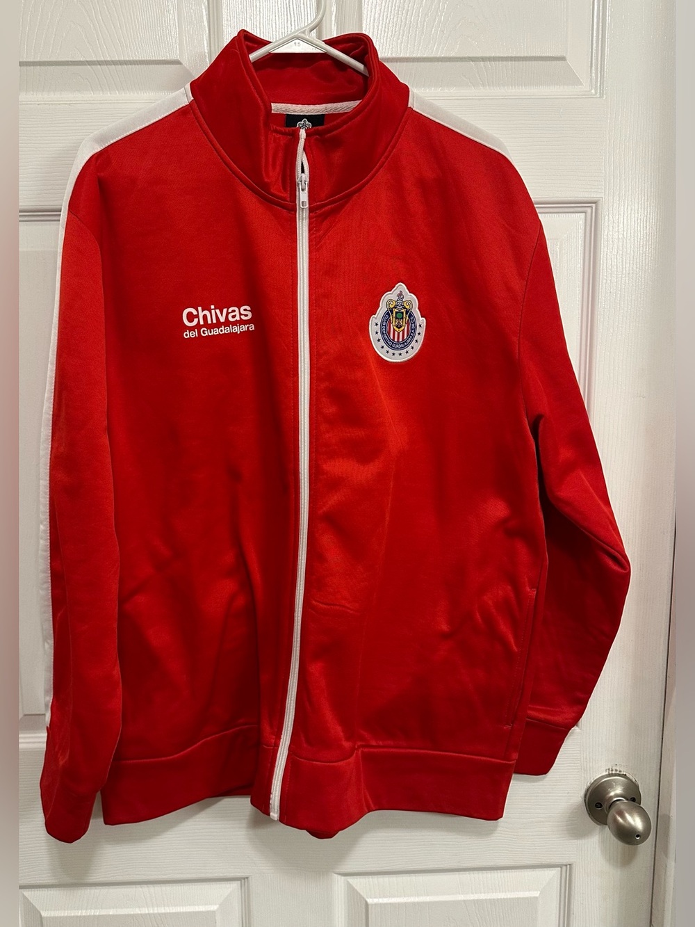 Chivas del Guadalajara Men’s Red Zip-Up Sweater
